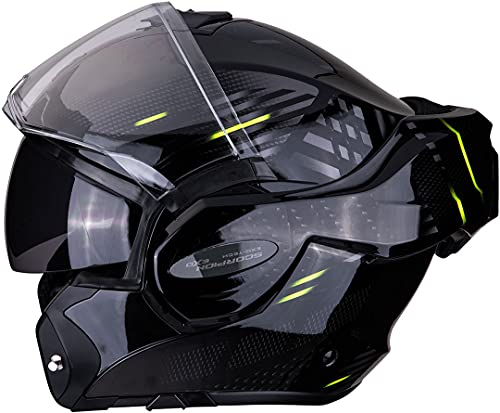 Scorpion NC Casco per Moto, Hombre, Negro/Azul/Blanco, L