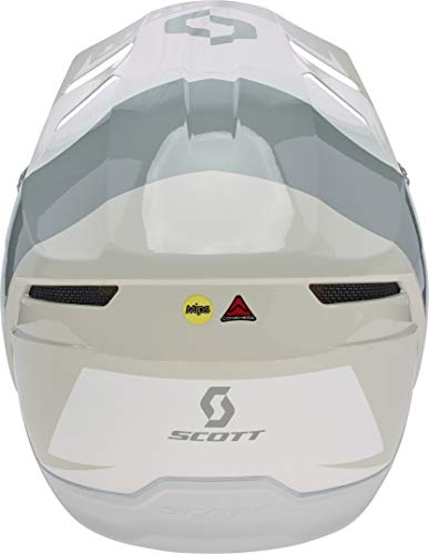 Scott 350 Evo Plus Carry MX 2020 - Casco de enduro para moto, color negro, color Blanco, tamaño L (59-60 cm)