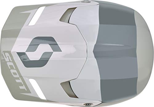 Scott 350 Evo Plus Carry MX 2020 - Casco de enduro para moto, color negro, color Blanco, tamaño L (59-60 cm)