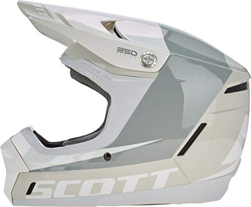 Scott 350 Evo Plus Carry MX 2020 - Casco de enduro para moto, color negro, color Blanco, tamaño L (59-60 cm)