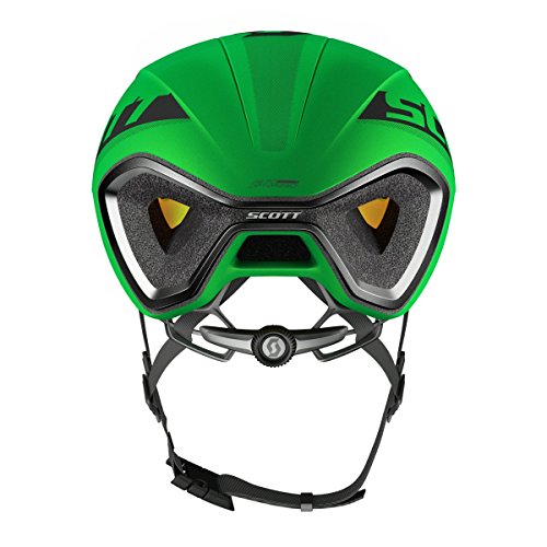 Scott Cadence Plus - Casco de bicicleta para triatlón, color verde y negro, talla S (51-55 cm)