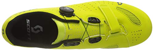 Scott Carretera Comp Boa, Zapatillas Hombre, Matt Sulphur Yellow/Black, 45 EU