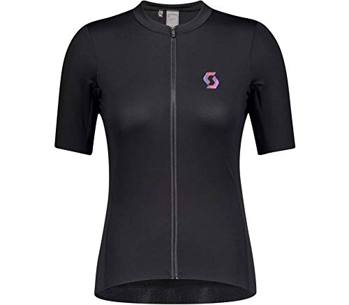 SCOTT Maillot RC Contessa Sign. S/SL, Mujeres, Black/Nitro Purple, L (40/42)