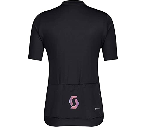 SCOTT Maillot RC Contessa Sign. S/SL, Mujeres, Black/Nitro Purple, M (38/40)