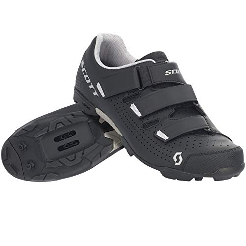 Scott MTB Comp RS, Zapatillas de Ciclismo Hombre, Matte Black/Silver, 40 EU