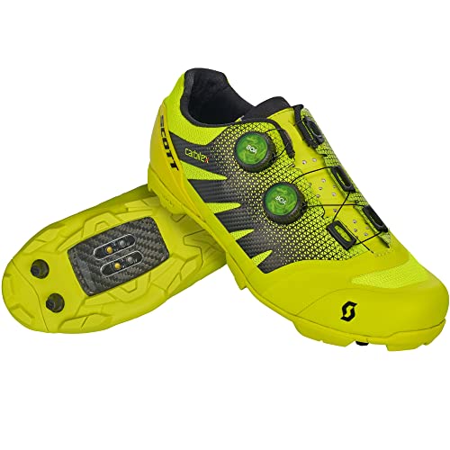 SCOTT MTB RC SL Zapatillas de Ciclismo, Hombre, Sulphur Yellow/Black, 44.5