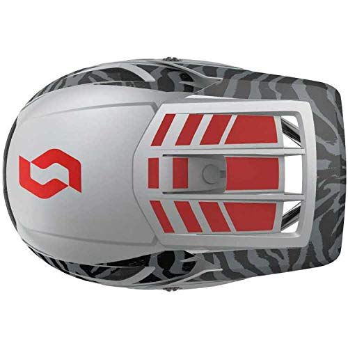 SCOTT Nero Grey/Red M Casco Negro Plus (CE & CPSC) Gris/Rojo, Unisex Adulto