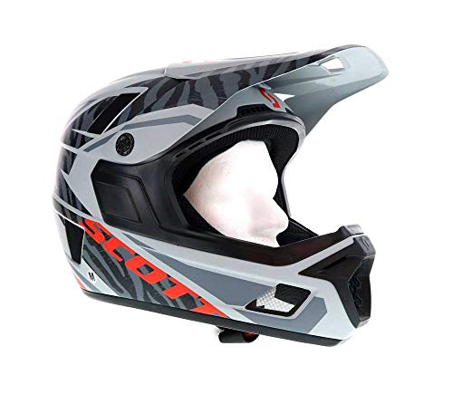 SCOTT Nero Grey/Red M Casco Negro Plus (CE & CPSC) Gris/Rojo, Unisex Adulto