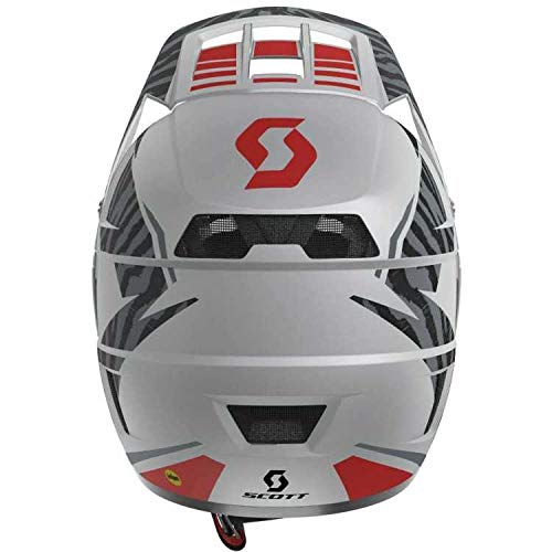 SCOTT Nero Grey/Red M Casco Negro Plus (CE & CPSC) Gris/Rojo, Unisex Adulto