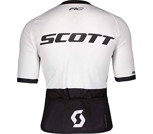 Scott RC Premium Climber 2021 - Maillot corto de ciclismo (talla M, 46/48), color negro y blanco