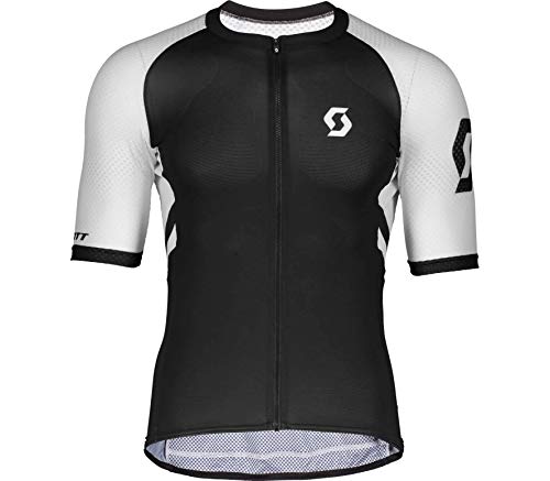 Scott RC Premium Climber 2021 - Maillot corto de ciclismo (talla M, 46/48), color negro y blanco
