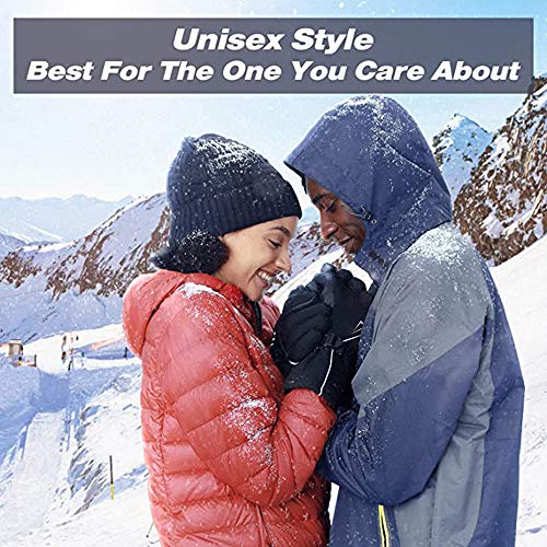 seenlast Guantes de Esquí Invierno Impermeable, 3M Thinsulate Guantes de Snowboarding Moto Montañismo, Guantes Cálidos Antideslizante Pantallas Táctiles para Hombres Mujeres