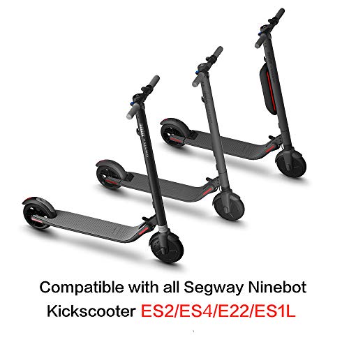 Segway - Cargador de batería para patinete eléctrico Ninebot ES2/ES4/E22/ES1L, cable de alimentación de 42 V y 1,7 A, protección de seguridad múltiple, certificado UL y CE