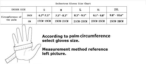 Seibertron Cuero SP2 SP-2 Hombres On-Road Guantes de Moto de Cuero Genuino Motocross Motobike Carreras de Motos Guantes Deportivos (Blanco, L)