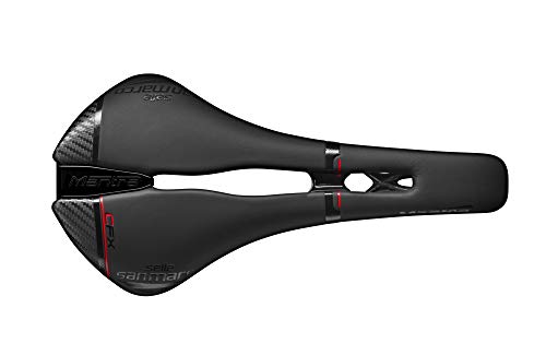 Selle San Marco Mantra Open Fit Carbon FX Sillín, Unisex Adulto, Negro/Negro, Narrow (S2)