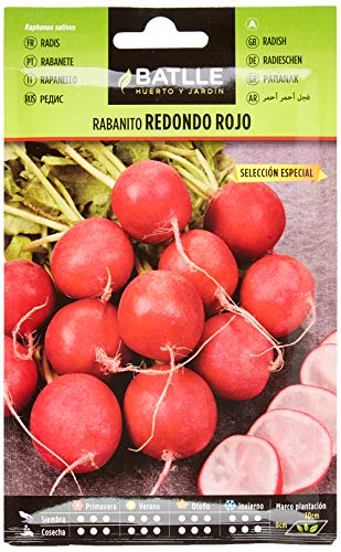 Semillas Hortícolas - Rabanito redondo rojo sel. Especial - Batlle