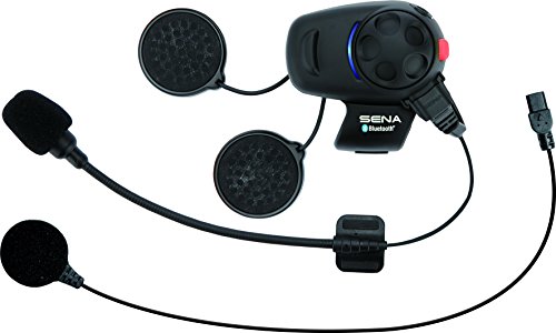 Sena SMH5-UNIV Kit de Auriculares e intercomunicador Bluetooth para Motos y Scooters con micrófono Universal, Paquete unitario, Single Pack