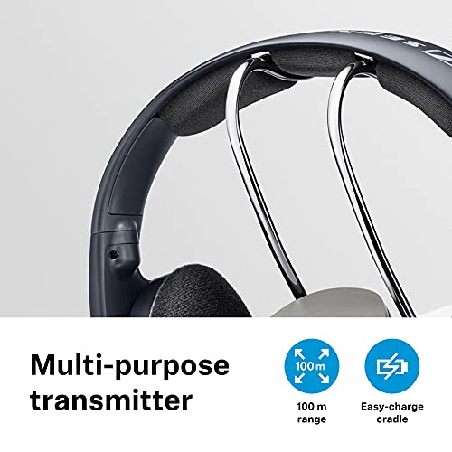 Sennheiser RS 120 II - Auriculares inalámbricos, Color Negro