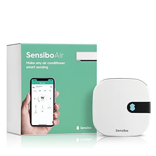 Sensibo Air - Controlador Inteligente para A/C. Certificado Apple HomeKit. Instalación en 60 s. Mantiene el Confort y Ahorra energía. Compatible con Google, Alexa, Apple HomeKit y Siri