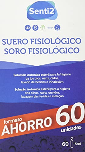 Senti2, Suero fisiológico - 60 monodosis