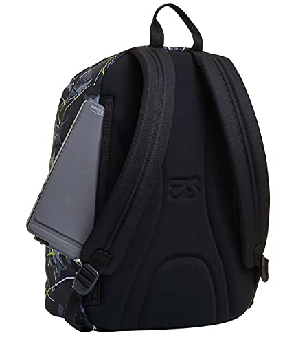 Seven Ischoolpack Mochila, Negro, Talla única Niños y Chicos