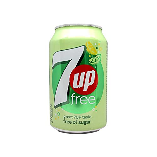 SEVEN-UP Refresco de Lima Limón sin Azúcar - Pack de 24 (24 x 330.00 ml), 24 x 330 ml