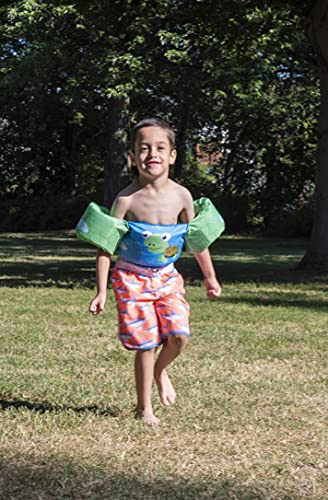 Sevylor Puddle Jumper flotadores para bebes, anillo flotador bebe de 2 a 6 años, de 15 a 30 kg, alas de agua para niñas y niños, Cinturón de natación, ayuda para nadar con cierre de seguridad