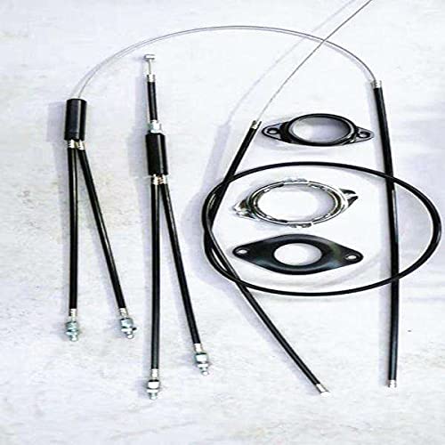 Sharplace BMX Gyro Brake Cable Carcasa Set Racing Stunt Riding Cables de Freno de Bicicleta
