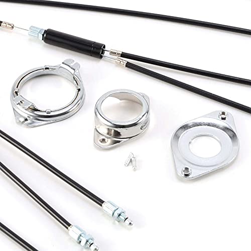 Sharplace BMX Gyro Brake Cable Carcasa Set Racing Stunt Riding Cables de Freno de Bicicleta