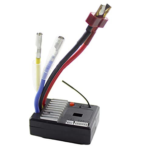 sharprepublic Tablero Receptor 2.4G Y Servo de 6 Kg para Wltoys 144001 1/14 RC Buggy Car Truck