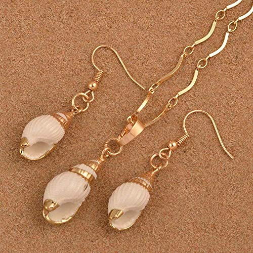 Shell Pendant Necklaces/Earrings Png Papua New Guinea Shellfish Islands Jewelry Sets Length 60Cm