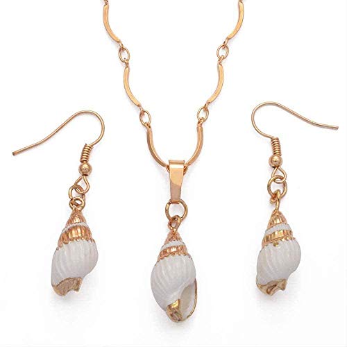 Shell Pendant Necklaces/Earrings Png Papua New Guinea Shellfish Islands Jewelry Sets Length 60Cm