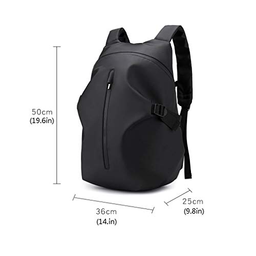 SHIJIANX Mochila Moto Negra Impermeabl,Bolsa Porta-Casco Motorista,Gran Capacidad, Expandible,Correa Casco, Antirrobo, Reflectante,Apto para Ciclismo y Senderismo