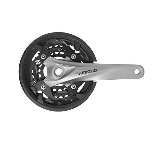 SHIMANO FCM3000E002CH Bielas ACERA 9V 40/30/22 175mm, Unisex Adulto, Carbono