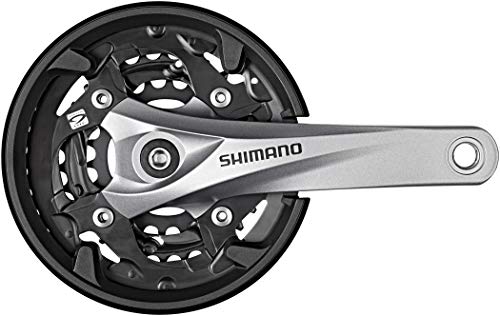 SHIMANO FCM3000E002CH Bielas ACERA 9V 40/30/22 175mm, Unisex Adulto, Carbono