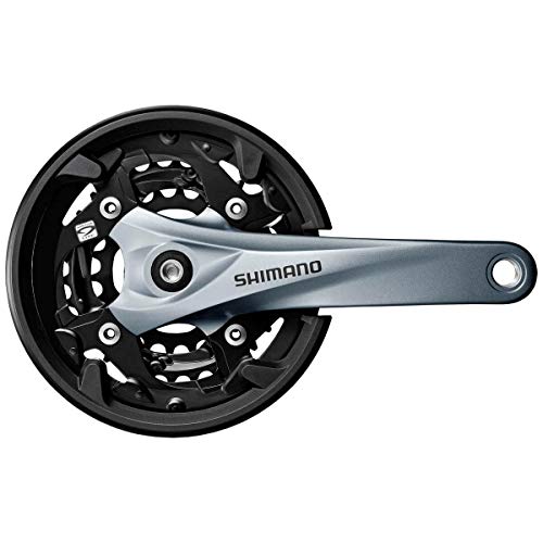 SHIMANO FCM3000E002CH Bielas ACERA 9V 40/30/22 175mm, Unisex Adulto, Carbono