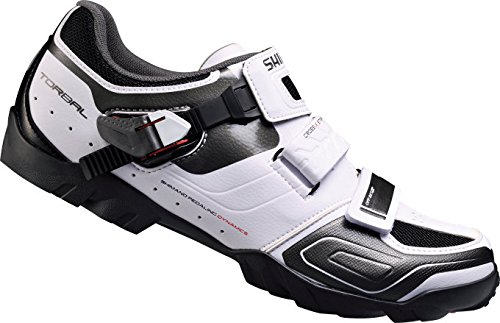 Shimano Sh-m089, Zapatos de Bicicleta de Montaña Hombre, Blanco, 41 EU