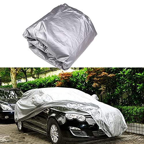 Shkalacar Funda protectora universal para coche, 4,5 x 1,75 x 1,5 m, para interior y exterior, protección contra rayos UV, solar, térmica, antiarañazos, antipolvo