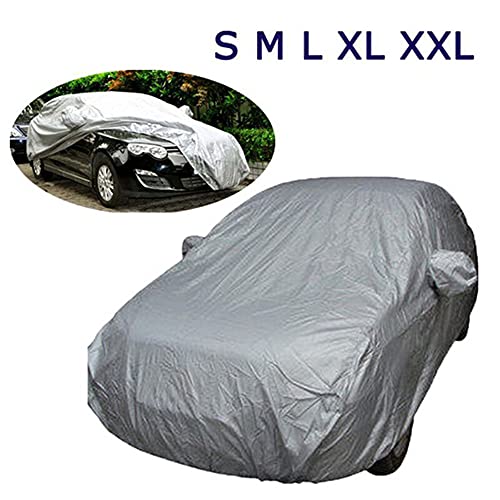 Shkalacar Funda protectora universal para coche, 4,5 x 1,75 x 1,5 m, para interior y exterior, protección contra rayos UV, solar, térmica, antiarañazos, antipolvo