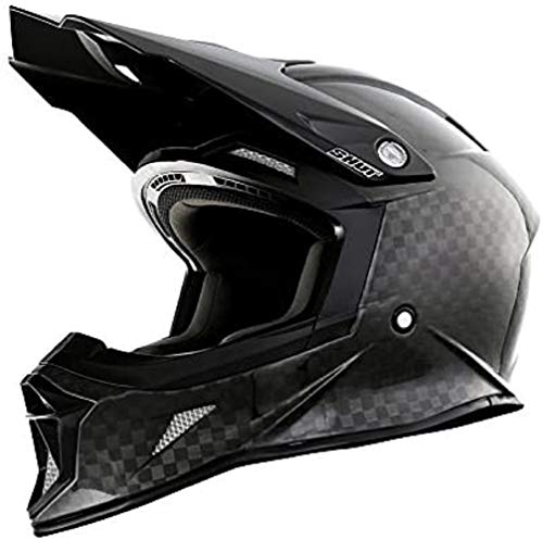 SHOT - Casco Cross Striker, Color Negro, Talla M