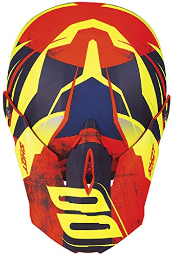 SHOT Kind Furious Ventury - Casco infantil (talla 51/52), color naranja y azul