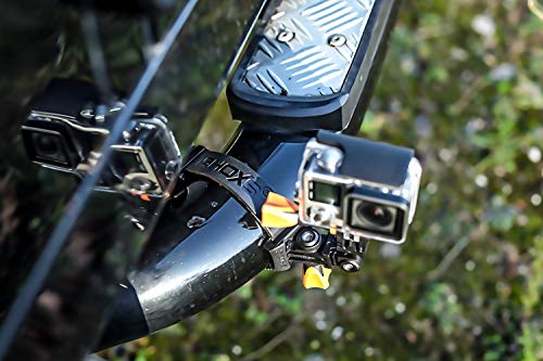 SHOXS Proflex Sandblast Edition - Soporte para cinturón con función de desenganche rápido - Adecuado para GoPro, Rollei, Sony y cámaras de acción compatibles