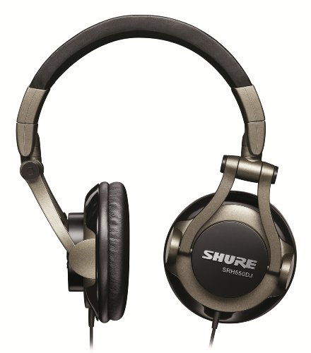 SHURE Auriculares Profesionales con giro 90 grados para DJ