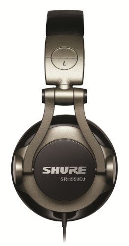 SHURE Auriculares Profesionales con giro 90 grados para DJ