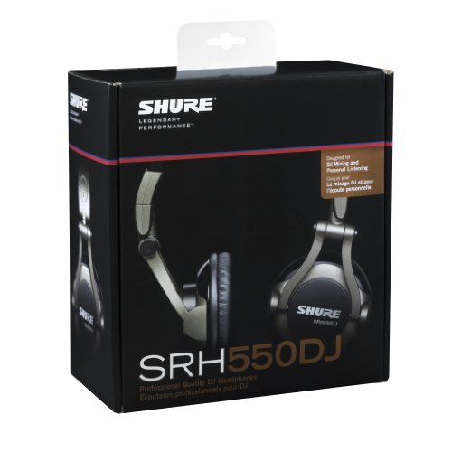 SHURE Auriculares Profesionales con giro 90 grados para DJ