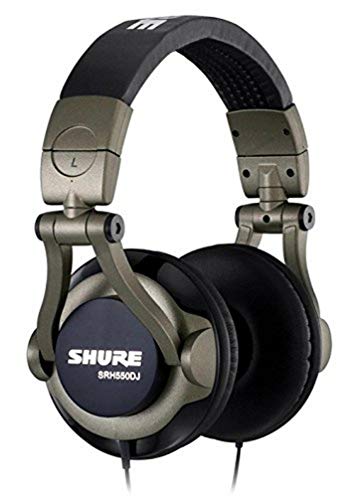 SHURE Auriculares Profesionales con giro 90 grados para DJ