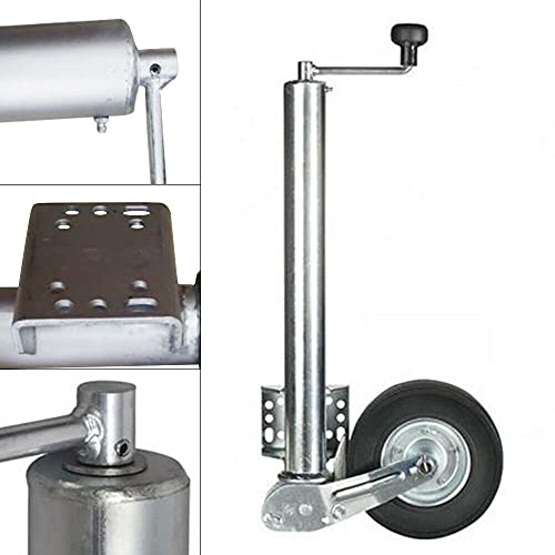 SHZICMY Rueda de apoyo automática, carga pesada, 1200LB, rueda de apoyo para remolque, rueda de apoyo estable, para turismos, remolques, caravanas, tráilers, ruedas de 200 x 60 mm