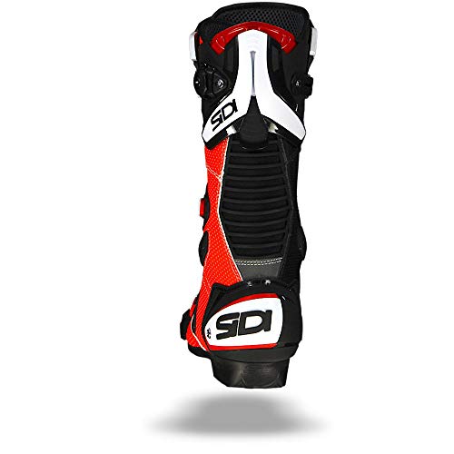 Sidi Botas MAG-1, Rojo Fluo/Negro, Talla 44