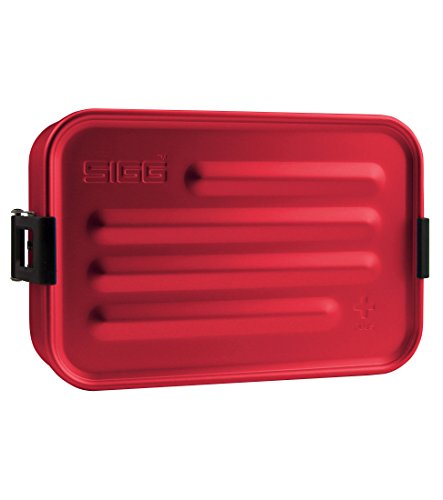 Sigg Plus S Caja de aluminio - rojo, pequeño 170mm W x 117mm D x 60mm H / Weight: 250g