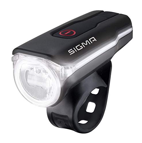 Sigma Aura 60 USB Faro Delantero, Deportes al Aire Libre, Ciclismo,Gafas,Accesorios, Negro, Talla Única